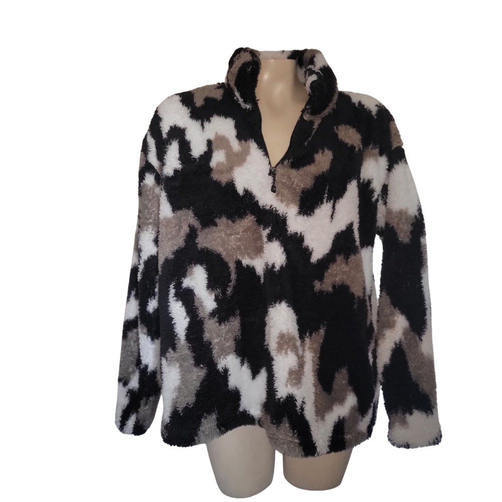 Eddie Bauer Camo Sherpa‎ Fleece Pullover Sweatshirt Women's XL
Casual Outerwear
